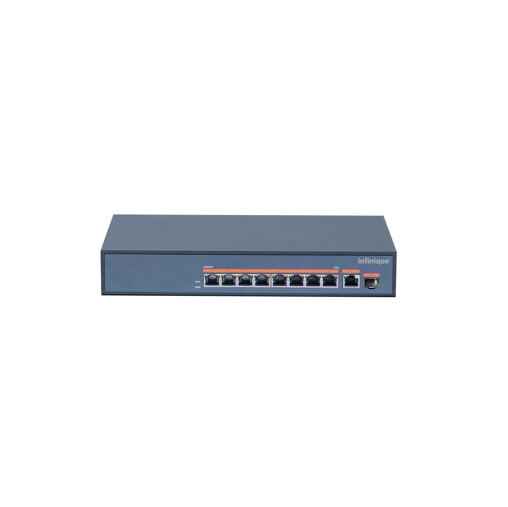 Infinique I2000U Series 10 Ports Access PoE Switch