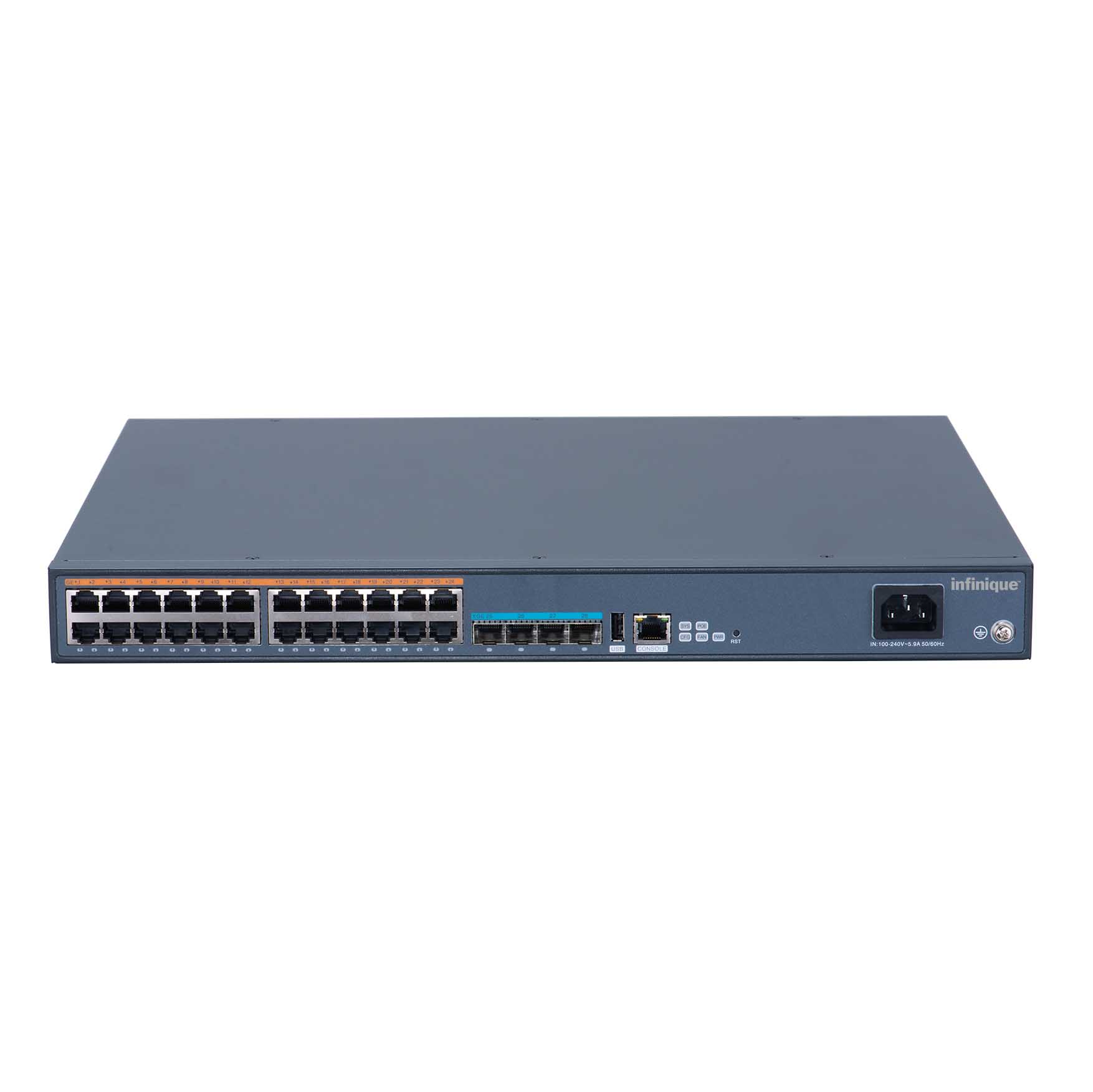 Infinique I2200M Series 28 Ports Access PoE Switch